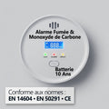 Détecteur de Fumée Lithium 10 Ans | Haute Performance